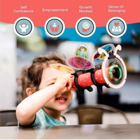 STEM Toy Kids Game Self Worth Science Experiment Preschool Kaleidoscope Game S - Picture 2 of 8